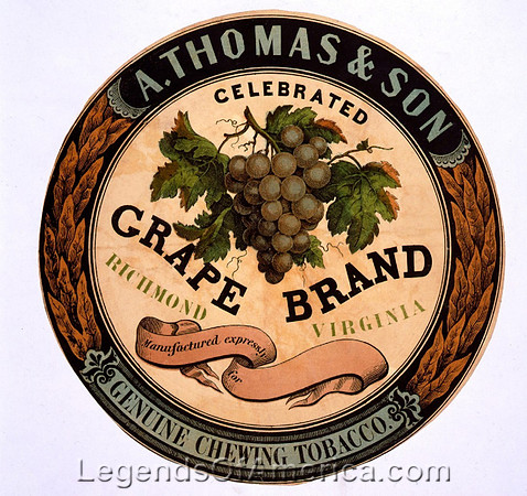Grape Brand Tobacco, 1860