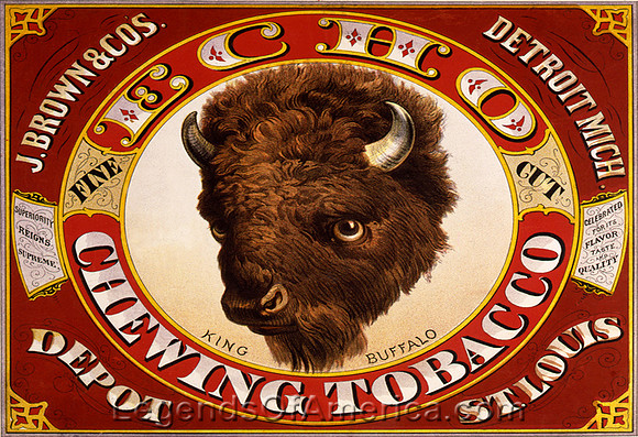 King Buffalo Tobacco 1863