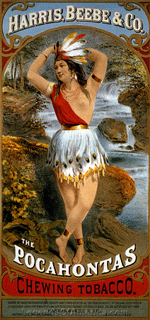 Pocahontis Chewing Tobacco, 1868