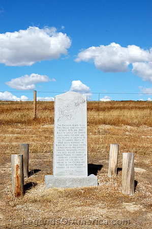 Cheyenne-Black Hills Trail Marker, WY