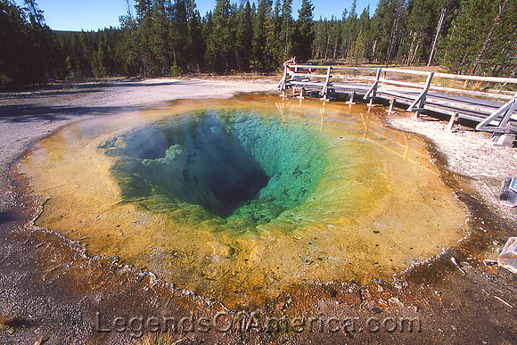 Yellowstone, WY - Morning Glory Pool