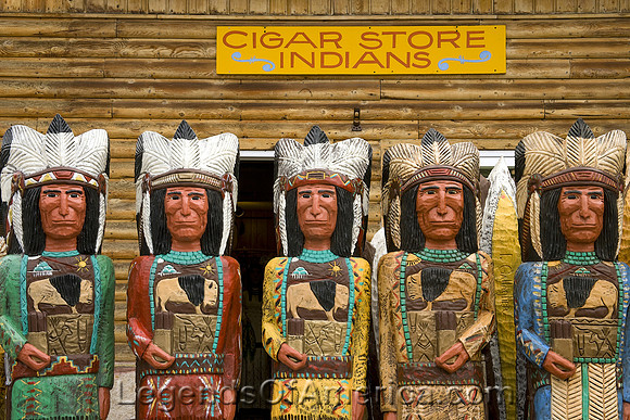Jackson, WY - Cigar Store Indian Statues