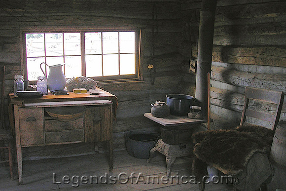 Cody, WY - Old Trail Town - Cabin Interior