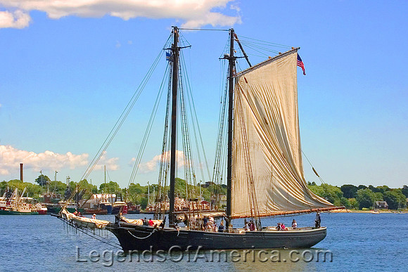 New Bedford, MA - Ernestina at Sail