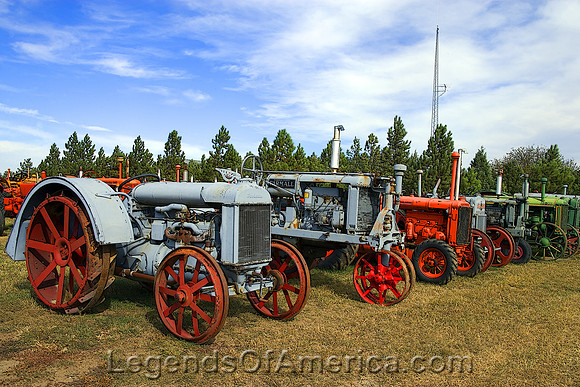 Old Tractors in Rural Montana