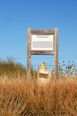 Kinsley, KS - Santa Fe Trail Marker