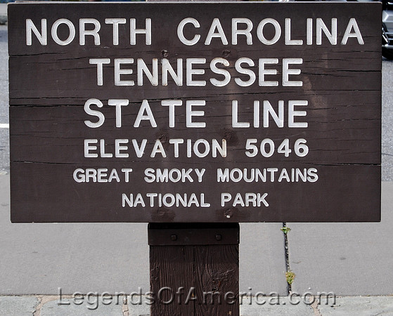 North Carolina - Stateline Sign