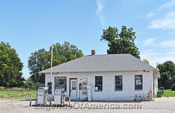Long Island, KS - Gas Station