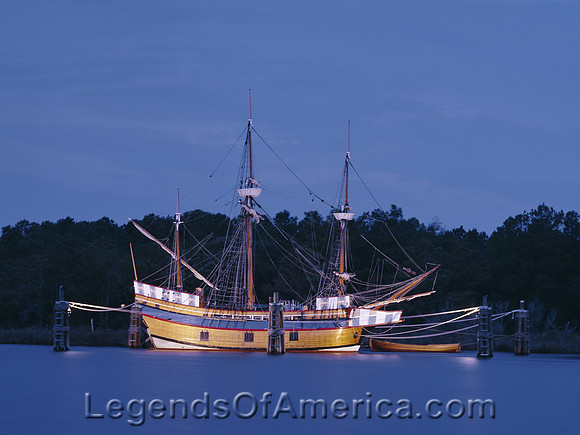 Manteo, NC - Elizabeth II Ship