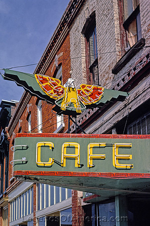 Ogden, UT - American Eagle Cafe Sign, 1980