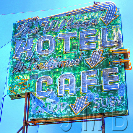 Barstow, CA - Village Hotel on 66