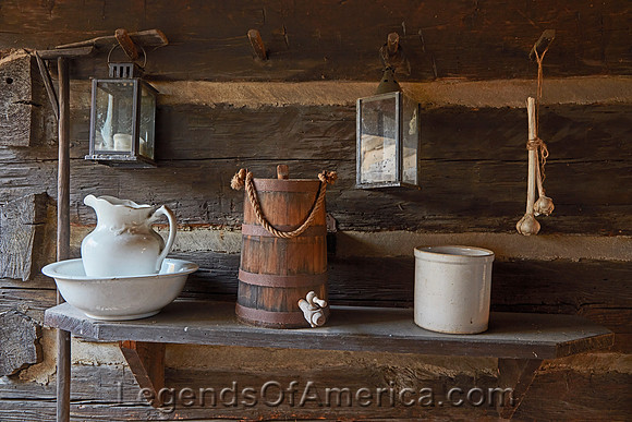 Knoxville, TN - James White's Fort Cabin Interior