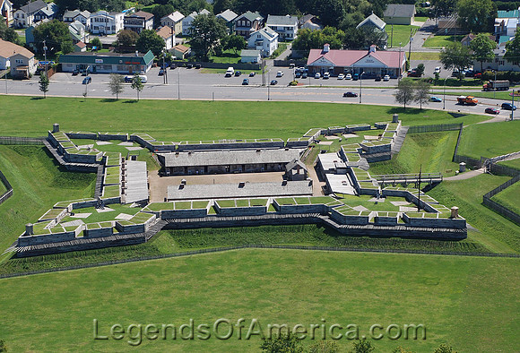 Rome, NY - Fort Stanwix From Above