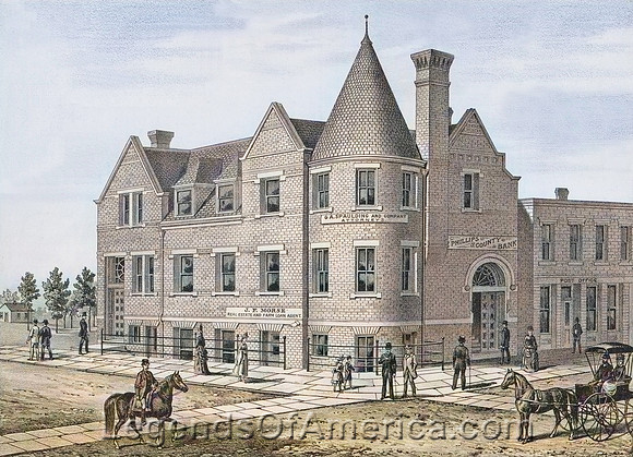 Phillips County Bank in Phillipsburg, 1887.