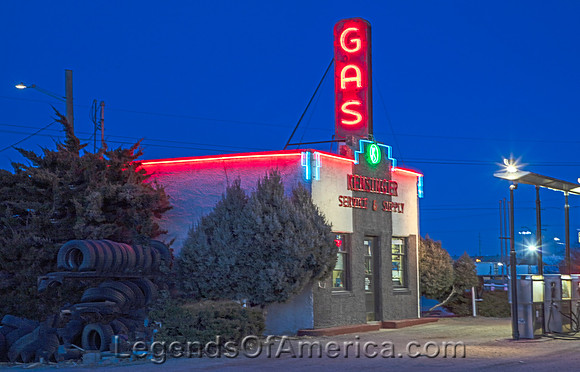 Grand Island, NE - 1936 Vintage Kensinger Service Station