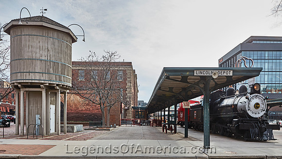 Lincoln, NE - Burlington Railroad Depot