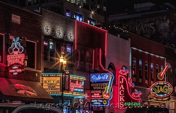 Nashville, TN - Broadway Street Neon