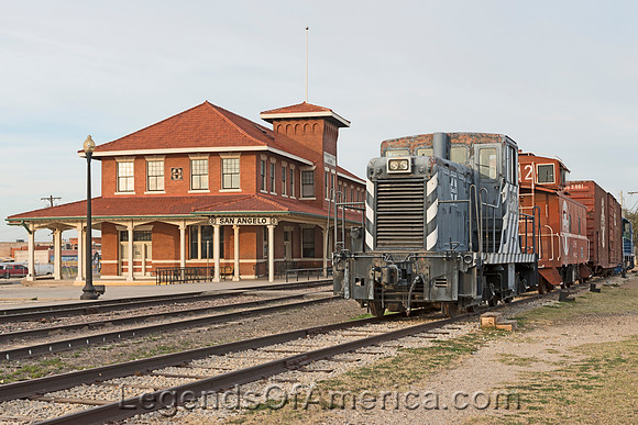 San Angelo. TX - Railroad Station