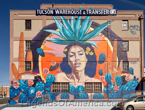 Tucson, AZ - Goddess of Agave Mural