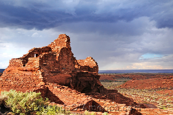 Wupatki Pueblo, AZ - Storm
