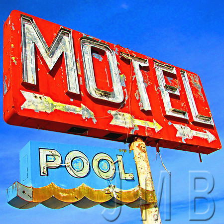 Yucca, AZ - Whiting Brothers Motel Sign