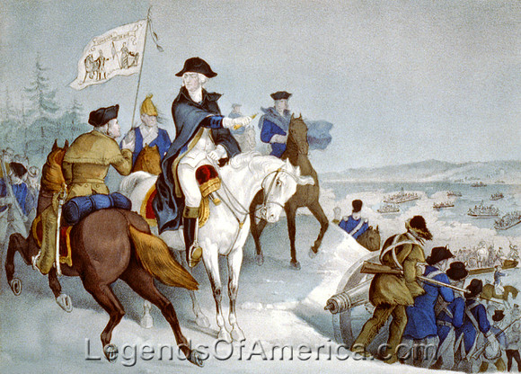 George Washington crossing the Delaware River