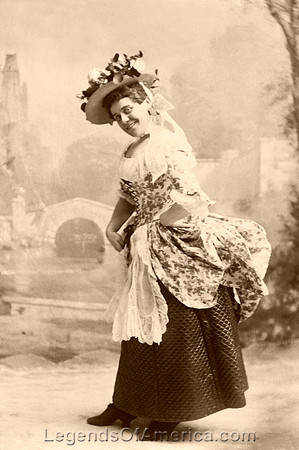 Fannie Rice, actress, 1896