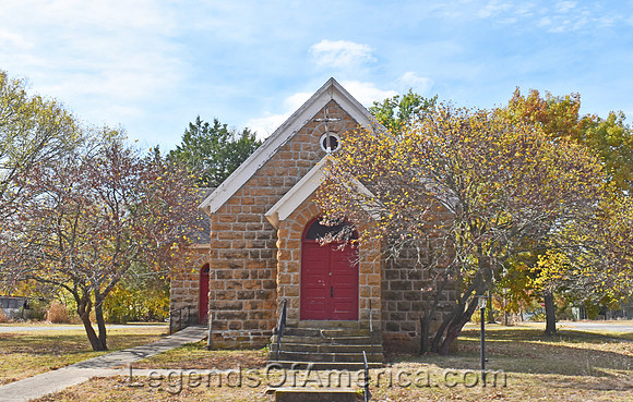 Cedar Vale, KS - Old Stone Church