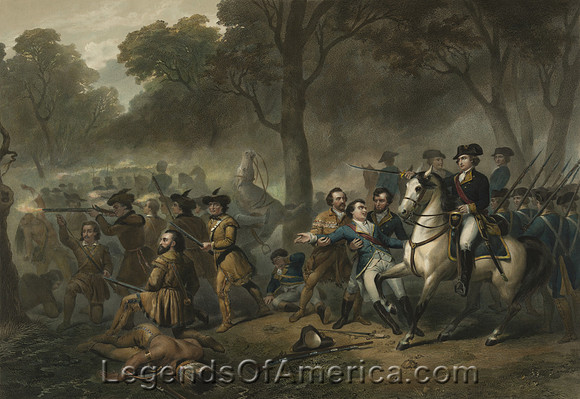 George Washington, soldier