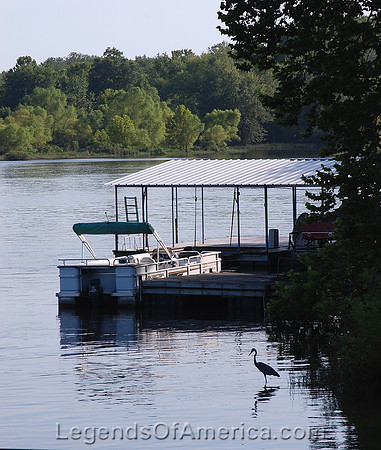 Lake Of the Ozarks, MO - Blue Heron-Wade