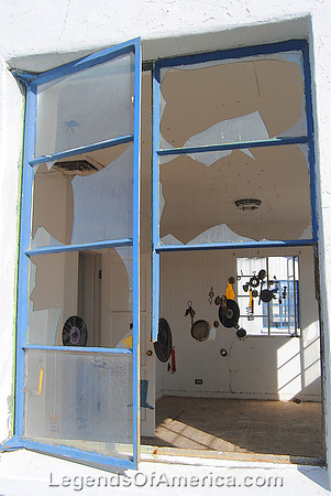 Amboy, CA - Cabin Window