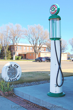 Vega, TX - Magnolia Station Gas Pump