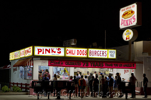 Hollywood, CA - Pinks Hot Dogs