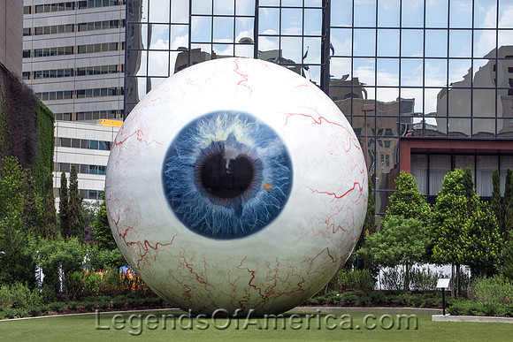 Dallas, TX - The Eye Sculpture