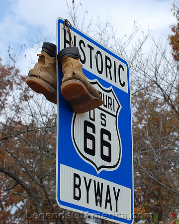 Devil's Elbow, MO - Route 66 Sign