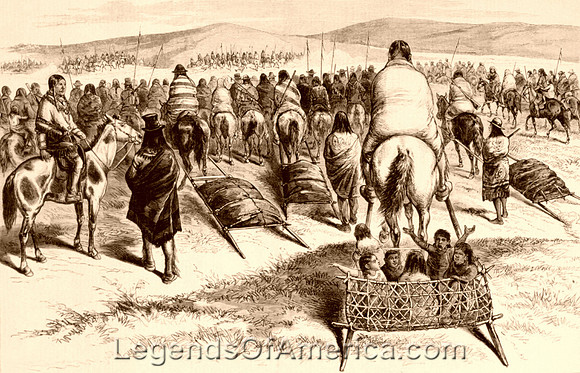 Oglala Lakota Sioux - Crazy Horse and his band