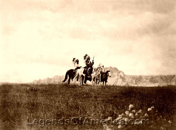 Dakota Sioux - On the Plains, 1905