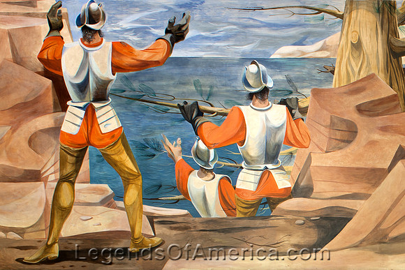 Conquistadors Discover the Pacific-SanFranciscoPostOfficeMural by Anton RefregierCHighsmith2012
