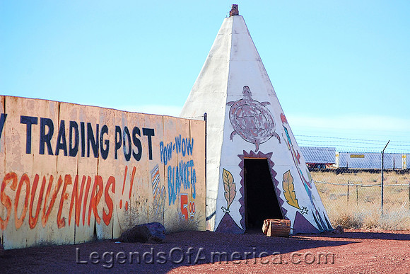 Meteor City, AZ - Trading Post Fence