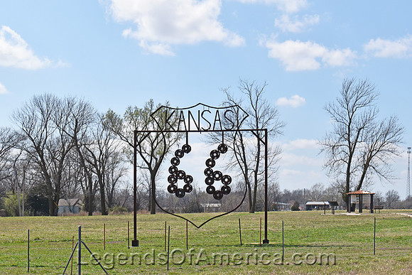 Baxter Springs, KS - 66 Sign