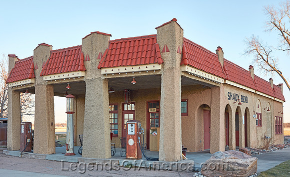 Grand Island, NE - Old Shady Bend Gas Station