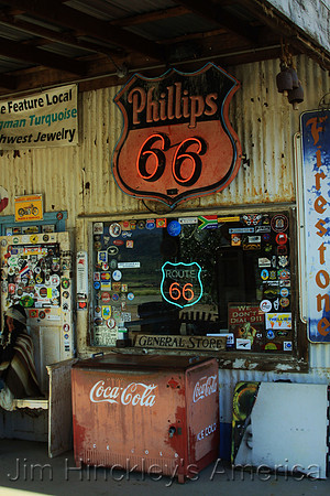 Hackberry, AZ- Window at Hackberry General Store