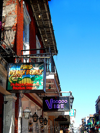 New Orleans - Bourbon Street Signs