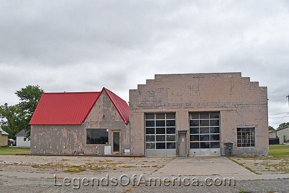 Stockton, KS - Old Gas Station & Garage