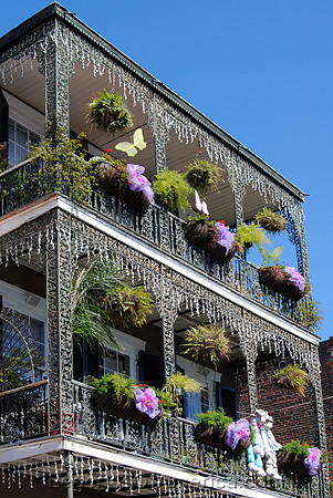 New Orleans, LA - French Quarter Balconies