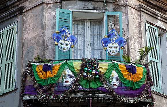 New Orleans, LA - Window Decor