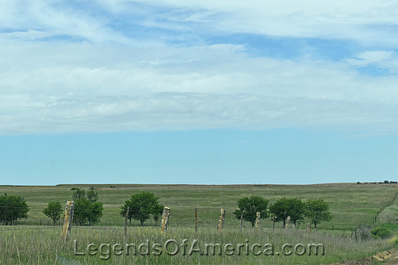 Osborne County, KS - Post Rock Fence