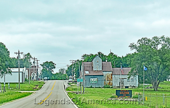 Soldier, KS - Entering