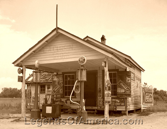Granville County, NC - Country Filling Station,