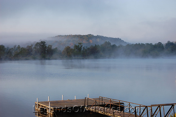 Lake of the Ozarks - October Color in the Mist